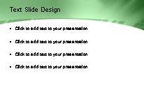 Radiantcurve Green PowerPoint Template text slide design